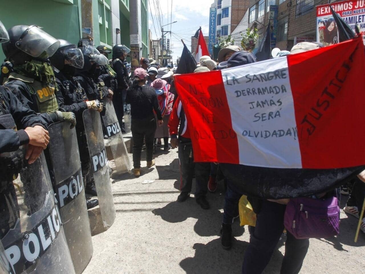 Protestas en Perú exigen renuncia de Dina Boluarte. Foto: France24