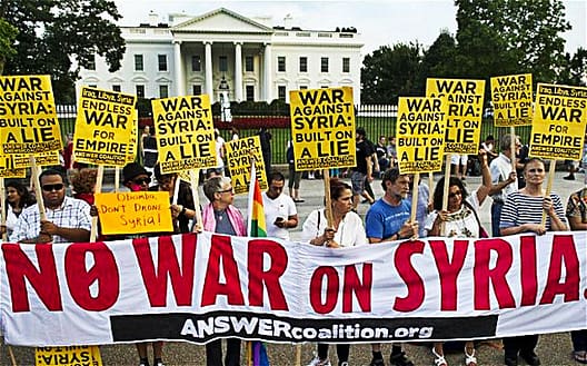 Intentos de ataque a Siria han generado protestas en Estados Unidos y otros países / Foto: Sopitas,com