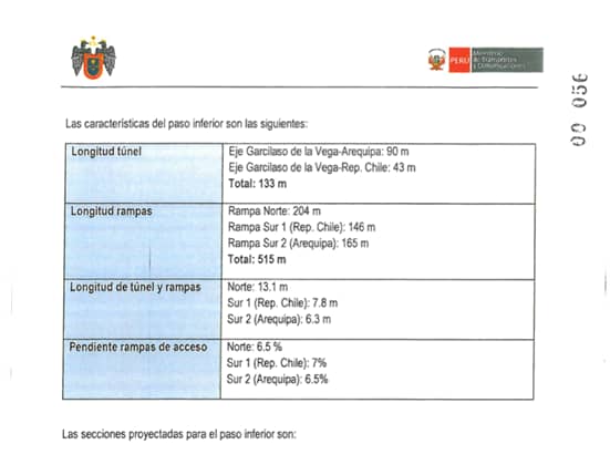 Extracto del documento remitido al Ministerio de Transportes / Foto: Facebook Hernán Núñez