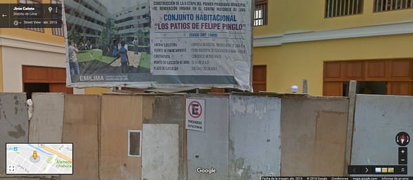 Edificio abandonado. Elefante blanco (Foto del 2015) / Google Maps