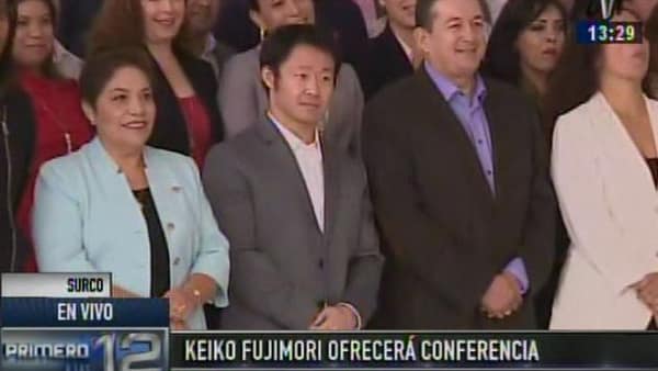 Un sonriente Kenji reapareció. Al menos él estará en el Congreso / Foto: Twitter