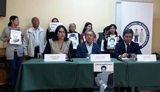 Familiares de Ernesto Castillo exigen que su desaparición no quede en la impunidad / Foto: Ceprodeh Arequipa