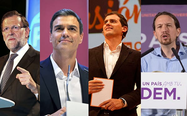 Las figuras de la política española. ¿Lograrán un consenso? / Foto: El País
