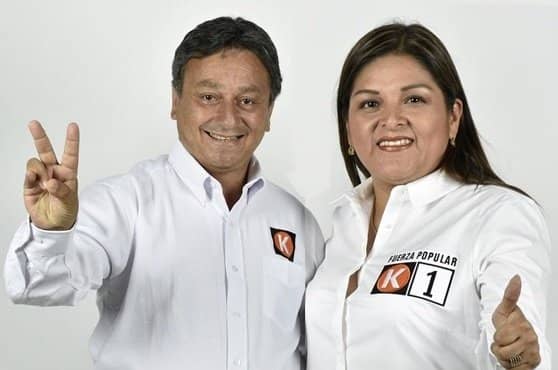 Karina Beteta y Guillermo Bocángel cuando todo era felicidad / Foto: Fuerza Popular